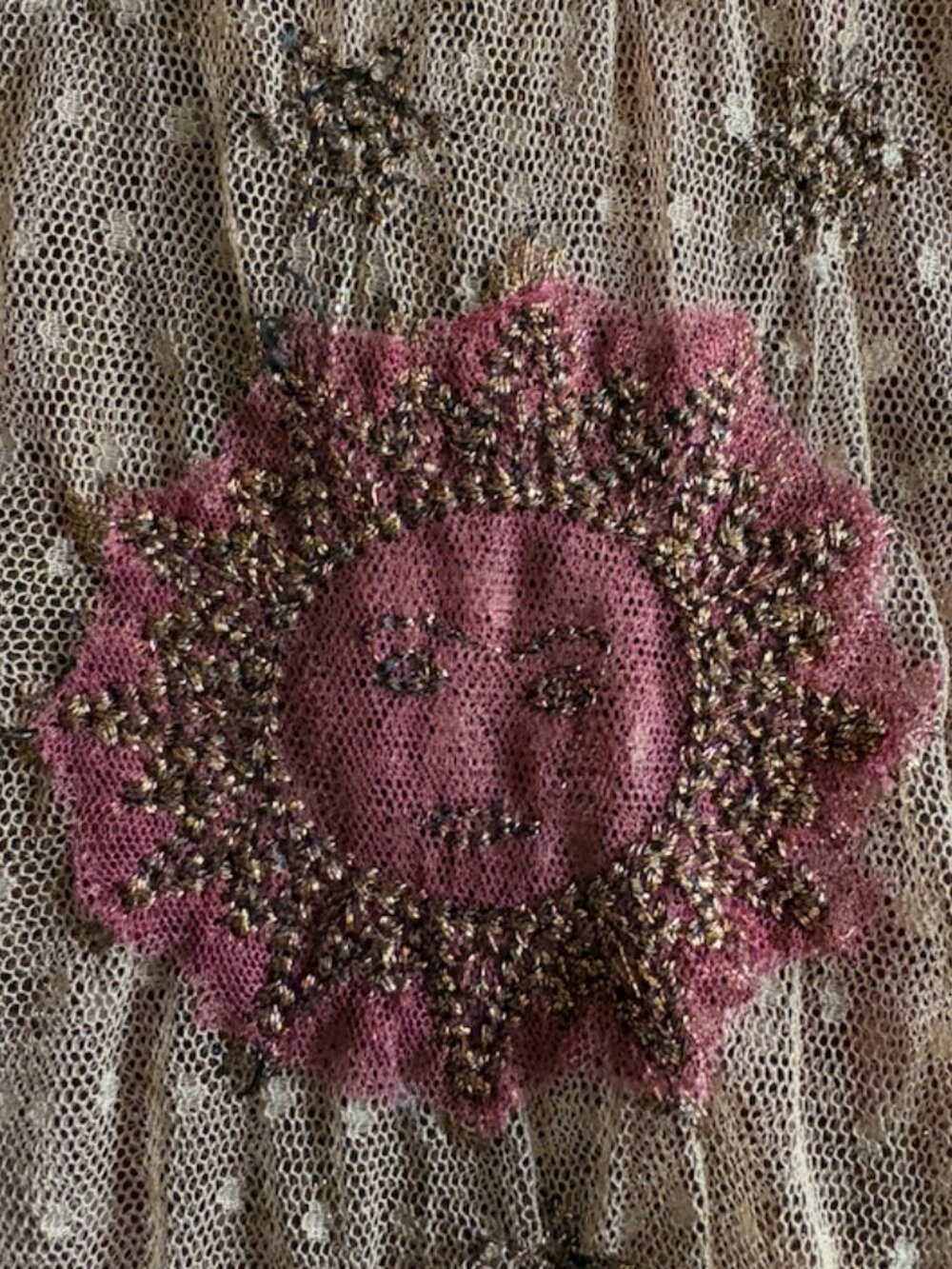 Free People Sun Moon And Stars sheer turtleneck top - Picture 4 of 5